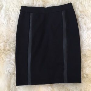 Professional black pencil skirt